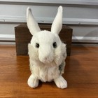 Hansa Realistic Snow Fawn Bunny Rabbit Plush Stuffed Animal 