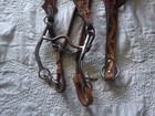 Western Sliding One Ear Concho Studded Bling Bridle  Bit  Loop Reins  tiedown