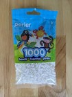 Perler 1000 Count Bag Of White Beads  New  Sealed  Ages 6  Arts-crafts-hobbies
