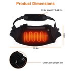 Portable Electric Heated Hand Muff Warmer Pouch For Hunting Camping Winter