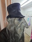 Vintage 2003  undertaker  Old Man Halloween Mask