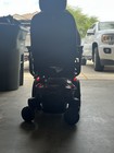 Quantum Power Wheelchair Black Joystick Cup Holder Headrest 6 Wheels Electric