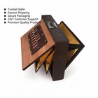 New Indian Professional Brown Bellow 36 Notes  Sur Peti  Shruti Box Teakwood