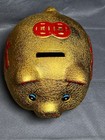 Chinese Happiness New Year Lucky Fortune Pig Piggy Money Bank 6 5 h Iris Apfel