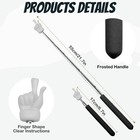 2pcs Telescopic Teachers Pointer  Extendable Hand Pointer Finger Pointer Stic   