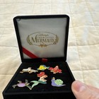 The Little Mermaid Boxed Pin Set  Of  6  Mint 
