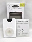 Popsockets Magsafe Cell Phone Card Wallet   Grip Stand - White clear