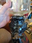 Vintage Arcade Crystal  3 Cast Iron And Glass Coffee Grinder All Original Glass