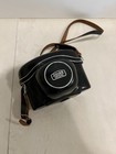Vintage Zeiss Ikon Contarex  bullseye   Camera Everready Leather Case Black Rare