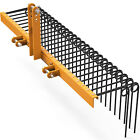 Heavy Duty Steel 60  3 Pt Pine Straw Rake Attachment For Cat-0   Cat-1 Tractor