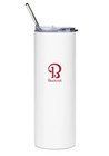 Beechcraft Bonanza V35a Stainless Steel Water Tumbler With Straw - 20oz 