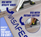 Aluminum Straight Edge Ruler With Handle  Cutting Ruler And Safety Ruler