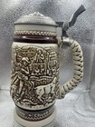 Vintage 1980 Avon Western Round Up Ceramic Beer Stein W  Cologne   Box  Mint