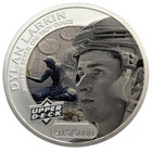 2017 Cook Islands Dylan Larkin 1 Oz Upper Deck 999 Silver Coin Limited  915 5000
