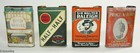 9 Vest Pocket Tobacco Tins - Bond Street Red Belt Lucky Strike Half Raleigh