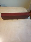 Vintage Mosler Steel Safety Deposit Box   Handles Metal Valuables Documents Red