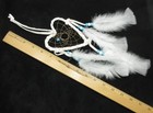 Native American Made 4  Heart Dream Catcher  Turquoise Dreamcatcher  Coa   hdc5