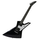Zenison Electric Guitar Black 6 String Right Handed Hard Rock Heavy Metal Style