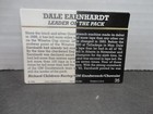 Dale Earnhardt Sr  Autographed 1994 Action Pack Race Card  35