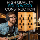 Wood Microphone Isolation Shield-sound Isolation Recording Booth studio Micropho