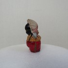 Vintage Celluloid Native American Boy With Tomahawk Sewing Tape Measure