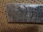 45 Hamilton Letterpress Printing Wood Type Capital Letters A-z 1-10  8  Symbols