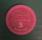 Flamingo Hotel   Casino Las Vegas  Nv  5 Oversized No Cash Value Casino Chip