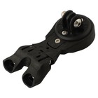 Adjustable Bike Stem Computer Mount Gps Bracket For Garmin Carbon Fiber Black