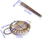 6 Inch Large Dumpling Maker  Stainless Steel Empanda Press Mold