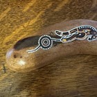 Goondooloo Hardwood Boomerang 100  Australian Made Auth Aboriginal Art Ex Condit