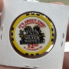 Mahoney s Silver Nugget Casino  2 50 Hotel Gaming Poker Chip - Las Vegas  Nv