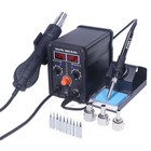 8586d 2in1 Soldering Rework Station  Hot Air Gun Iron Welding Repair Iron Tips