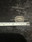 Vintage Silver Bar Collar Clip Tie Clip Engraveable Wonderful