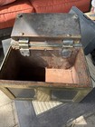Old West 1800 s Strongbox Weighs Over 16 Lbs  Great Condition W Original Key 