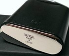 Tsubota Pearl Portable Ashtray Tasca Leather Black Cigarette Case 1-89451-10