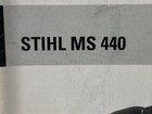 Oem Stihl Instruction Manual For Chainsaw Ms 440 English Spanish