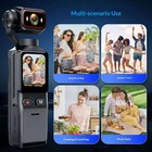4k Wifi Pocket Action Cam Face Track Gimbal Stabilizer Vlog Sports Bodycam