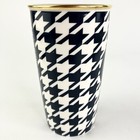 Starbucks Coffee Tumbler Bailey Tessellation Houndstooth Travel Mug Cup Lid