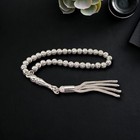 Small 925 Sterling Silver 33 Beads Tasbih  Islamic Prayer Beads Misbaha 501148
