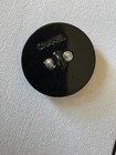 Chanel Buttons Set Of 3     White And Black With Gold Cc Logo 21mm Stamped Back