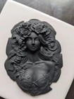 Flower Goddess Relief Silicone Mold Sugar Craft Polymer Clay Resin Cholate Mould