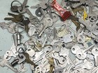 Huge Key Lot 250  Brass Car House Padlock Vintage Craft Diy Advertising 4 Lbs