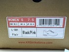 Kr Strikeforce Women s Flair Black pink Bowling Shoes Size 7 5 L-081 New