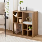Mainstays 4 Cube Storage Organizer  Warm Walnut