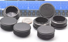 1-5 8  Od Tube End Caps Ldpe     Round Tubing Inserts Frames Racks Shop Fab Mro