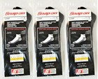 3 Pairs Men s Black Snap-on Ankle Socks Large  free Shipping  Made In Usa  new 