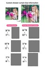 Custom Shower Curtain With Your Photo Or Text For Bathroom Decor Waterproof