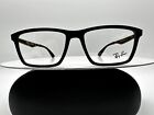 New Ray-ban Rx-able Eyeglasses Rb 7056 5644 55-17 145 Matte Black   Gold Frames