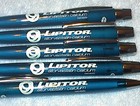 5 Lipitor Metal   Plastic Drug Rep Twist Pens New Glow In The Dark Logo 