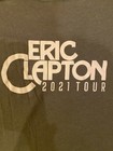 Eric Clapton 2021 Tour Crew Upstaging Lighting   Transport Chicago Green T Shr L